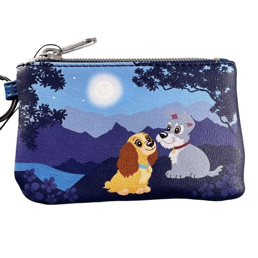 Loungefly Disney Lady Tramp Wallet Moonlight Stroll Dog Accessories - Picture 1 of 7